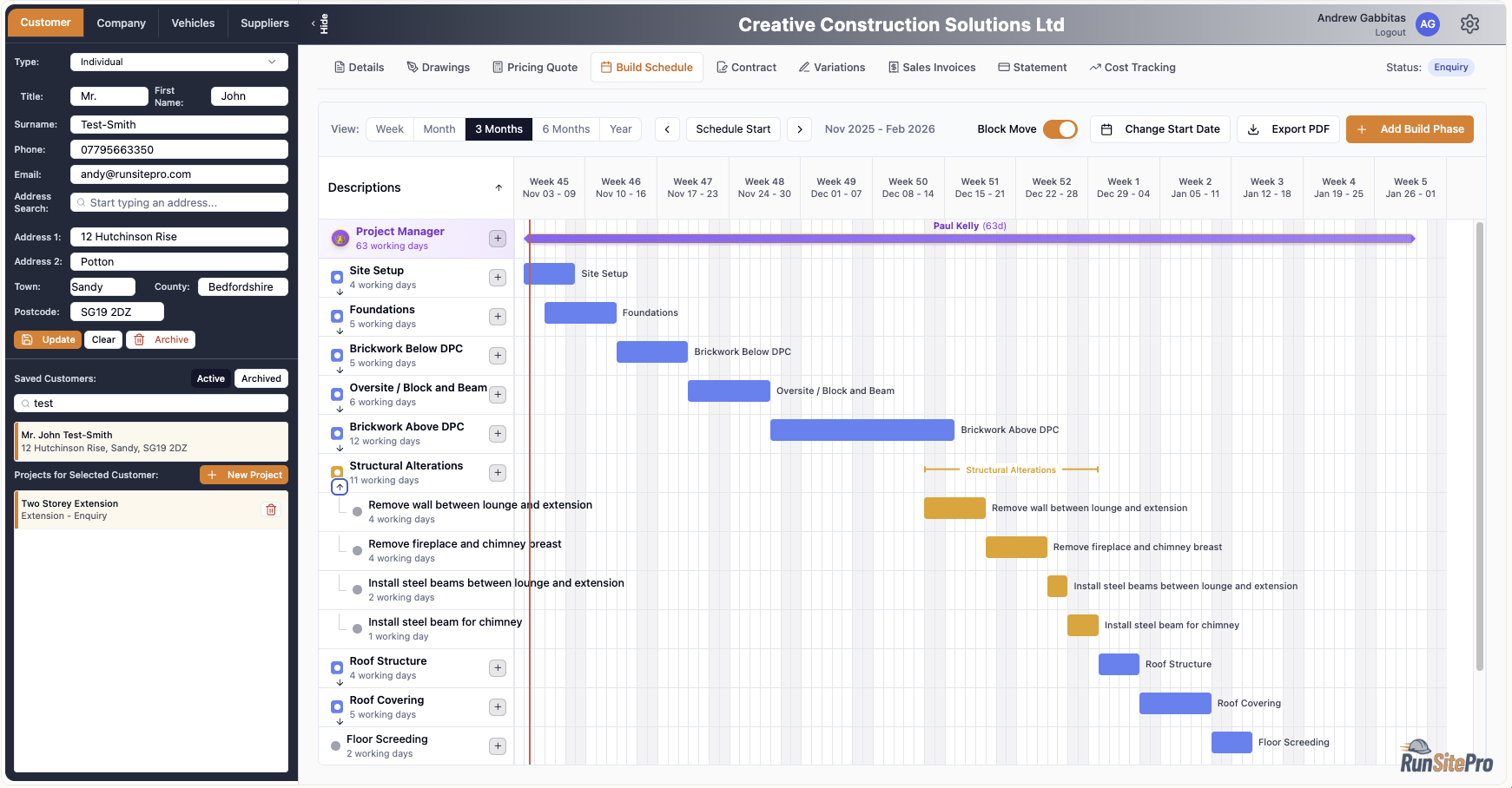 Schedules That Update Your Cash Flow